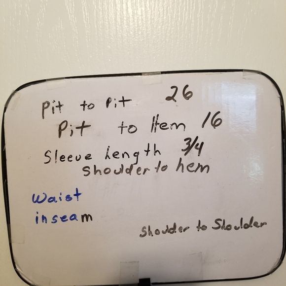 SUN BAY Womens Top size 2X   3/4 Sleeve Blue/White Beachy NWT - Picture 4 of 9